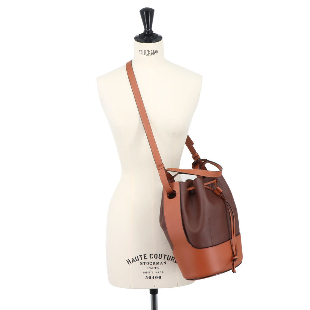 Loewe Balloon Medium 2-way Hand/Shoulder Handbag, Leather, Brown — Like New