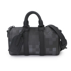 Louis Vuitton Keepall Bandouliere 25 Damouflage Black 2-way Hand/Shoulder Handbag Noir M14919 RFID — New - Store Return