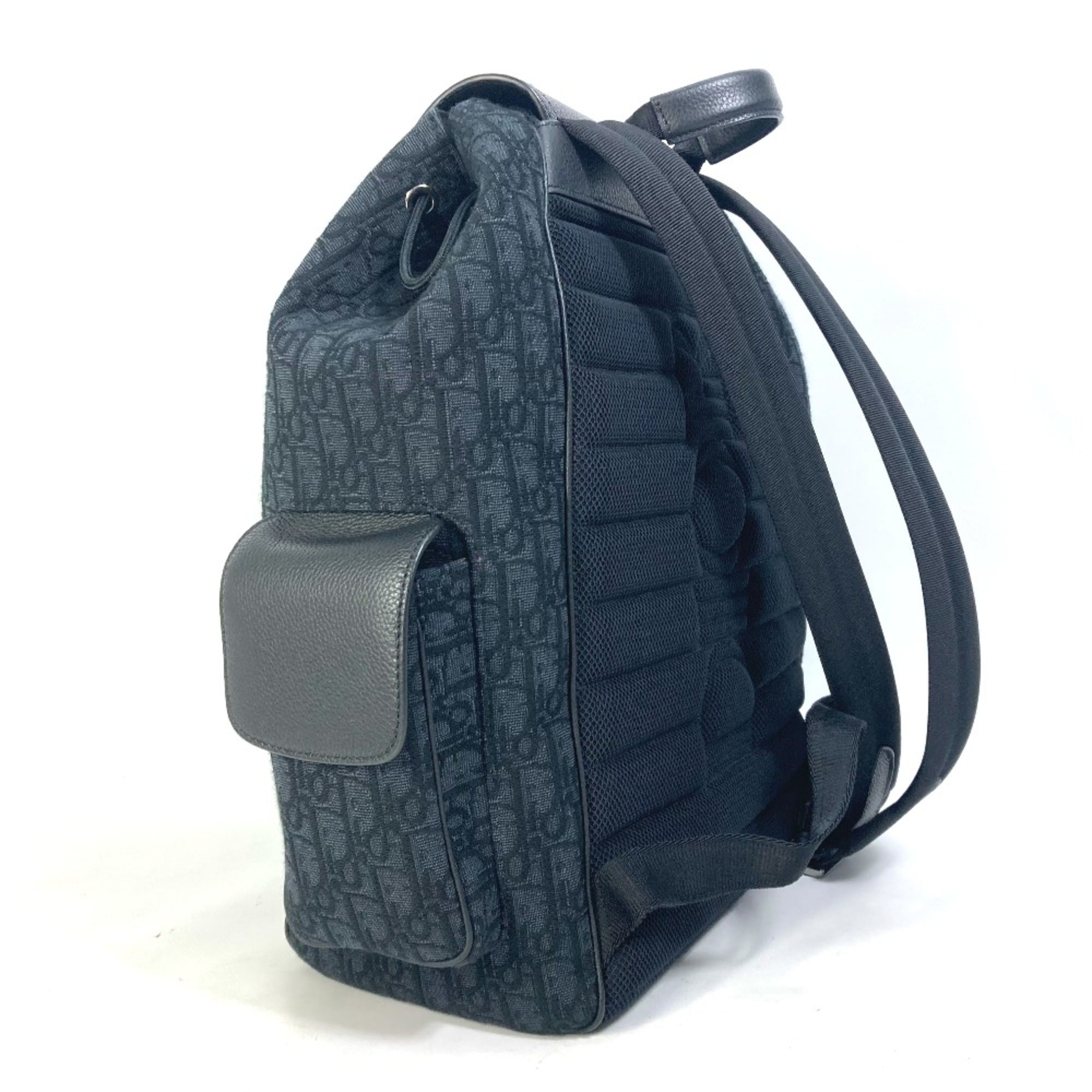 CHRISTIAN DIOR 1ADBA161YKS 23SS backpack bag Backpack Navy Black — Like New