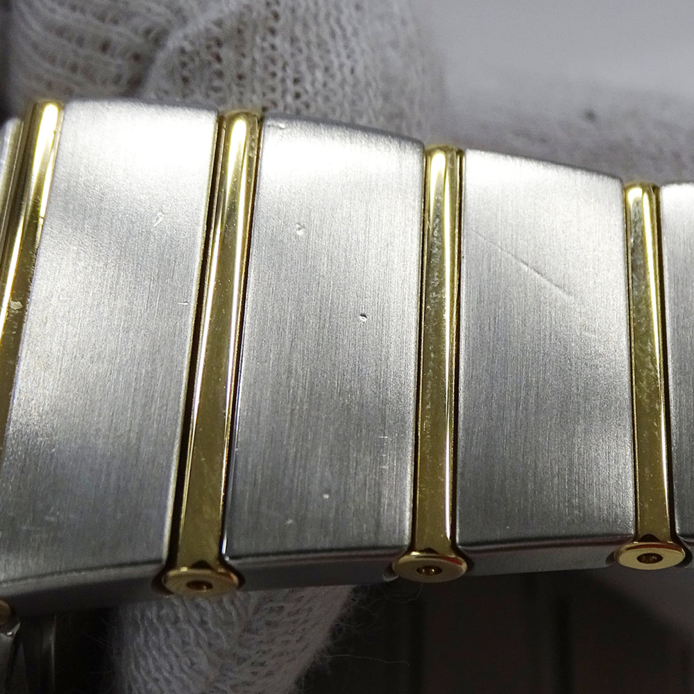 Omega Constellation 123.20.38.21.52.002 Men's Watch, Brand Name, 11P Diamonds, Co-Axial Movement, Date, Automatic Winding, Stainless Steel (SS) and Gold (YG) Combination — Good