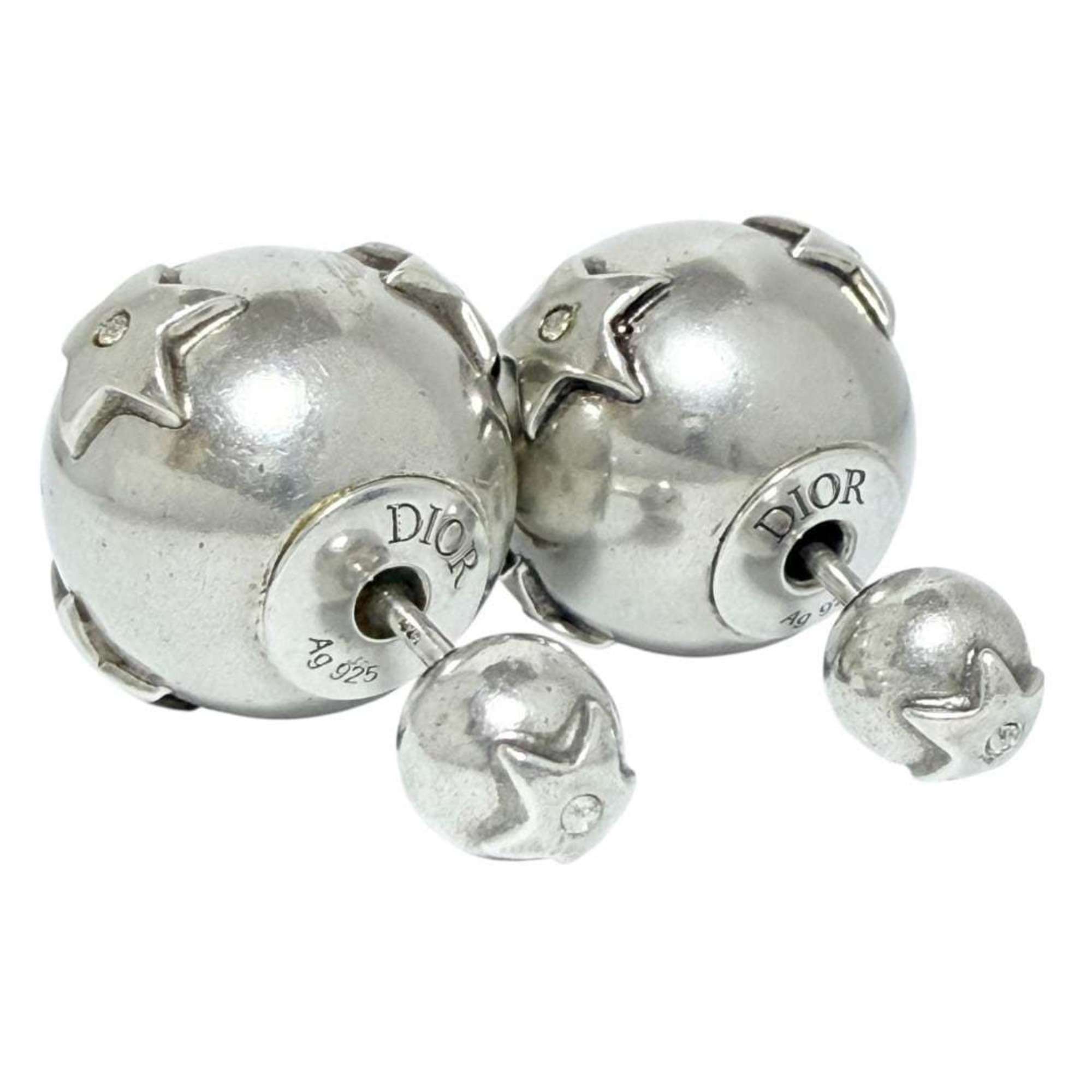 Christian Dior Dior Men's Tribal Earrings in 925 Sterling Silver with Stars