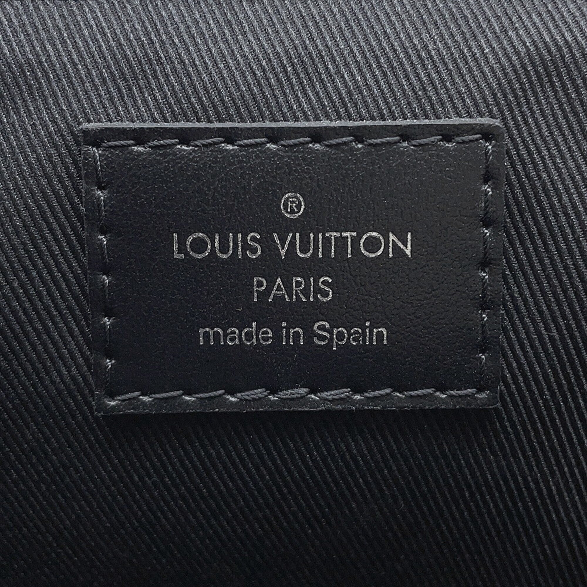 Louis Vuitton Shoulder Bag Monogram Eclipse District PM NV3 M46255 LOUIS VUITTON Men's Black Handbag — Like New