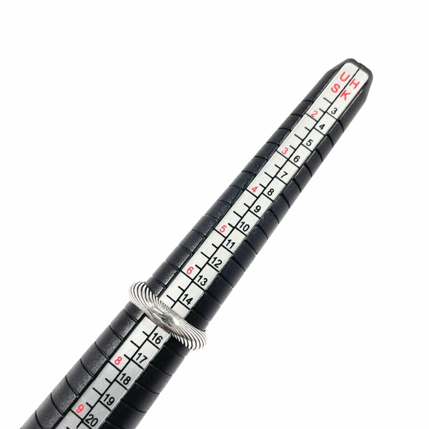 GUCCI Double G Twist Ring, 925 Sterling Silver, Size 14, Unisex