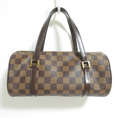 LOUIS VUITTON Louis Vuitton Damier Ebene Papillon PM Handbag N51304 Brown Women's — Like New