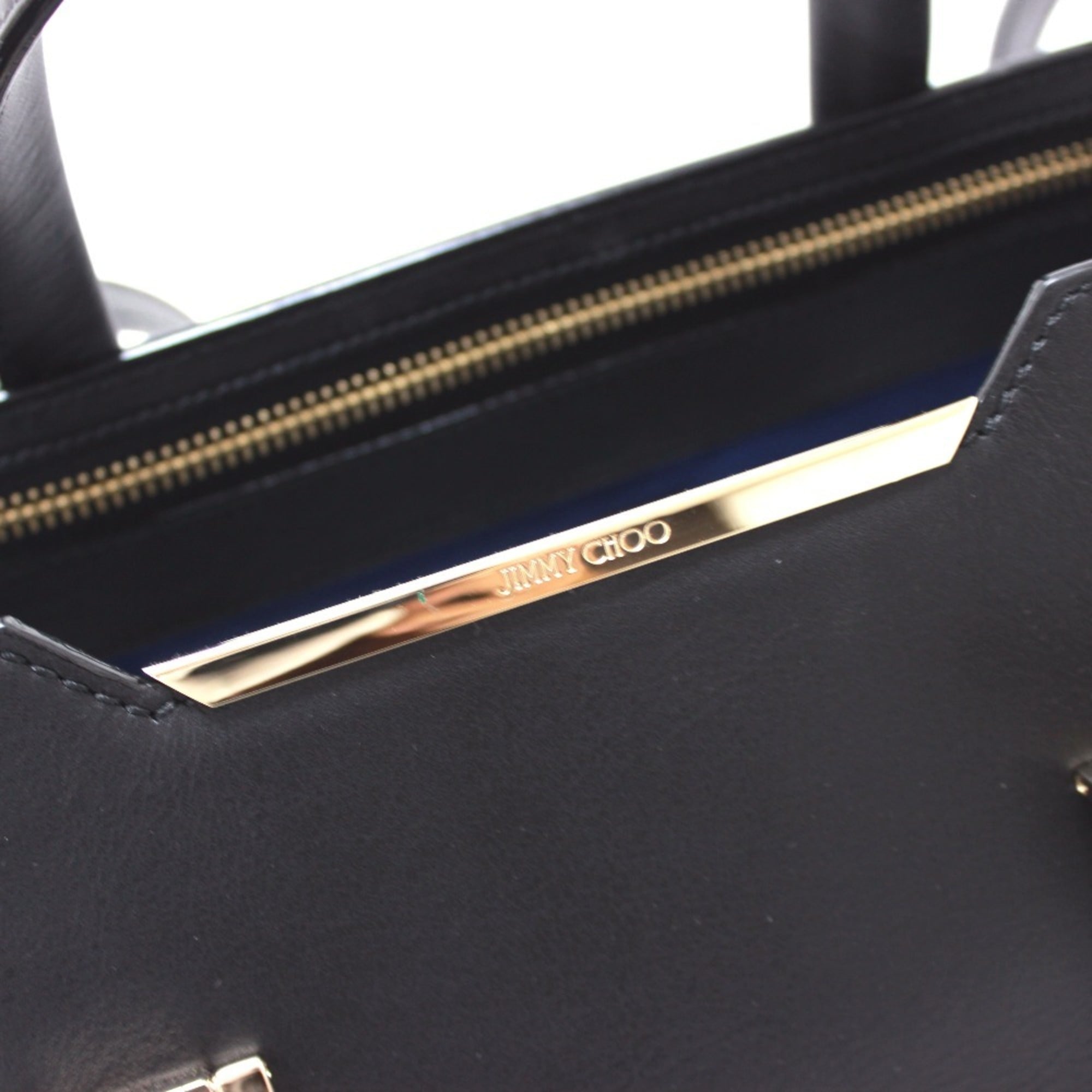 JIMMY CHOO Leopard handbag shoulder bag leather pony for women black — Like New