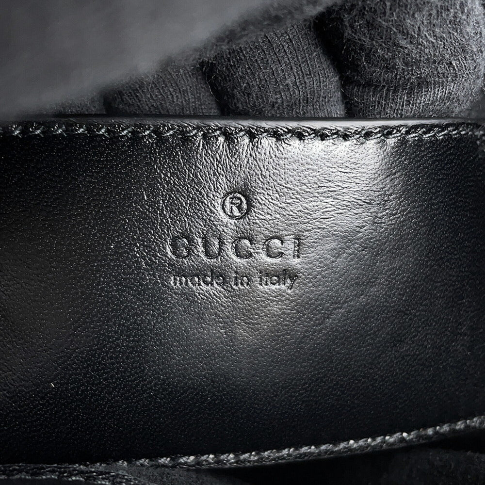 Gucci GG Marmont Leather Backpack 777253, GUCCI Handbag, Black, Handbag for Women — Like New