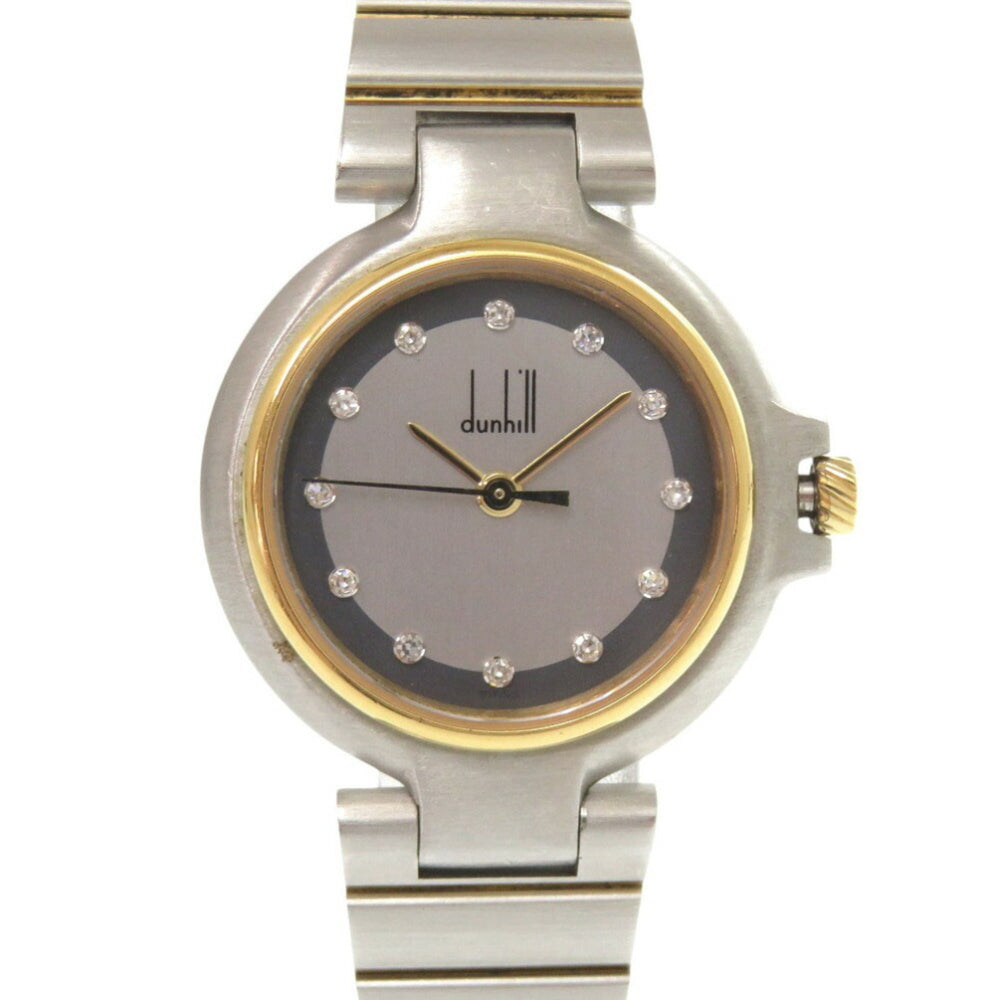 Dunhill Millennium 12P Diamond SS Grey Quartz Watch 0028Dunhill — Good