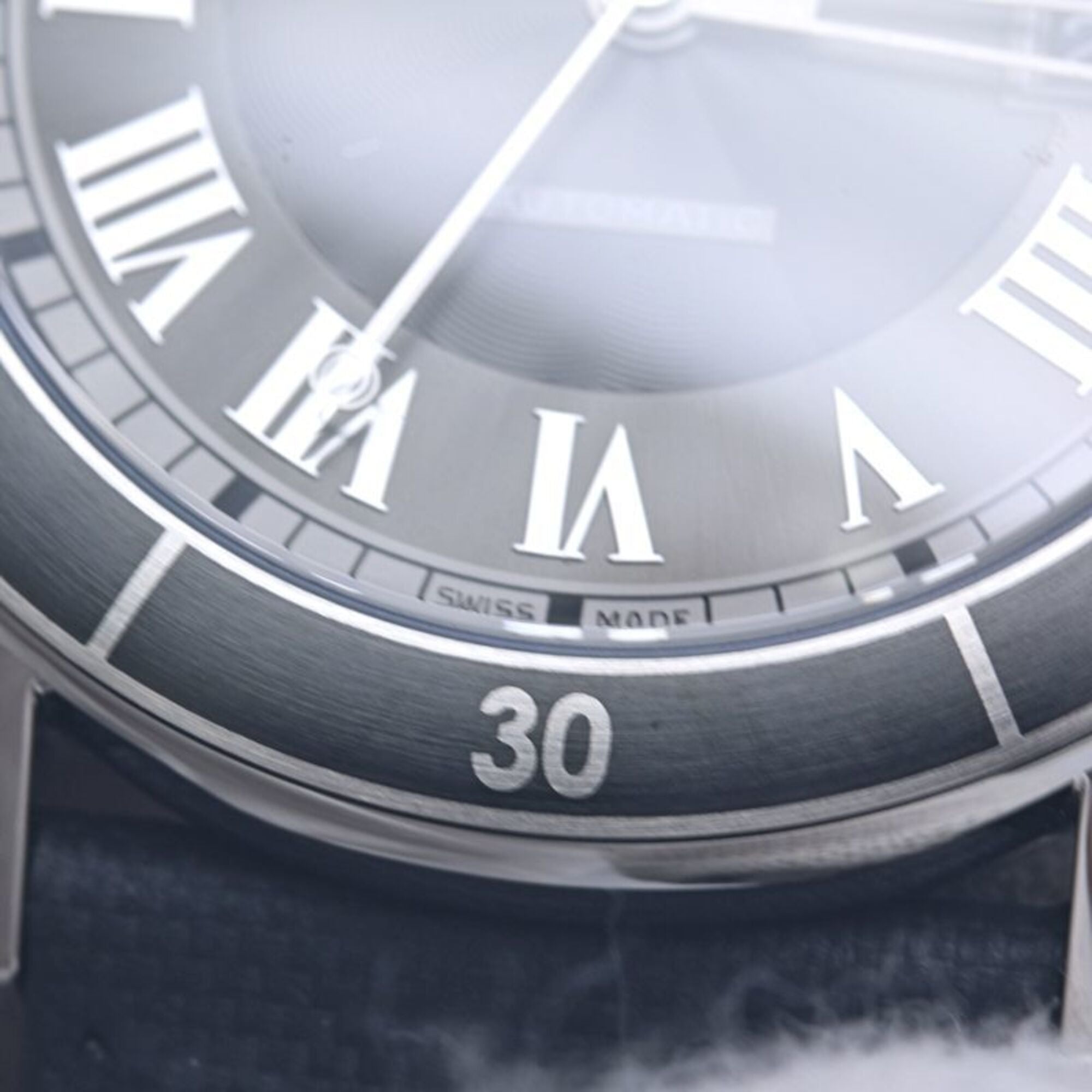 CARTIER Cartier Ronde Croisière de Date WSRN0003 Men's Watch Stainless Steel x Cowhide Leather 40385 — Good