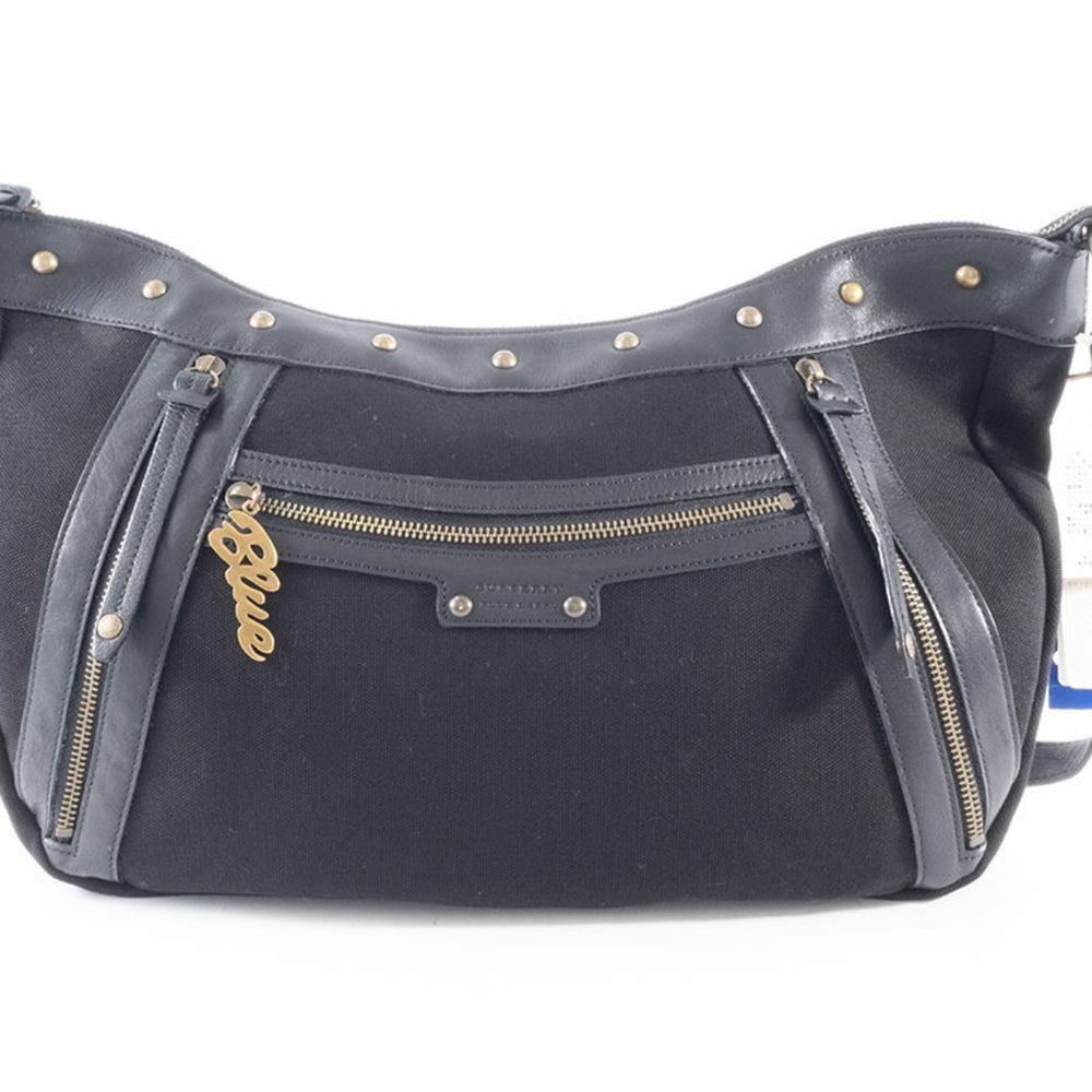 Burberry Canvas Shoulder Bag Leather Black Women's Blue Label Crossbody BURBERRY — Like New
