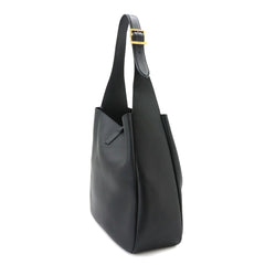 Saint Laurent LE 5 A 7 Soft Large Shoulder Handbag Leather Black 753837 Bag — New - Store Return