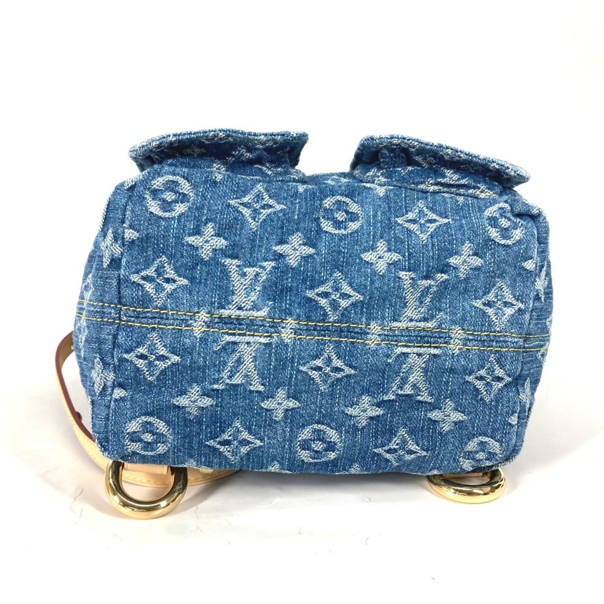 LOUIS VUITTON M46836 New LV Remix Venice Backpack Monogram Denim Women's Blue — New - Store Return