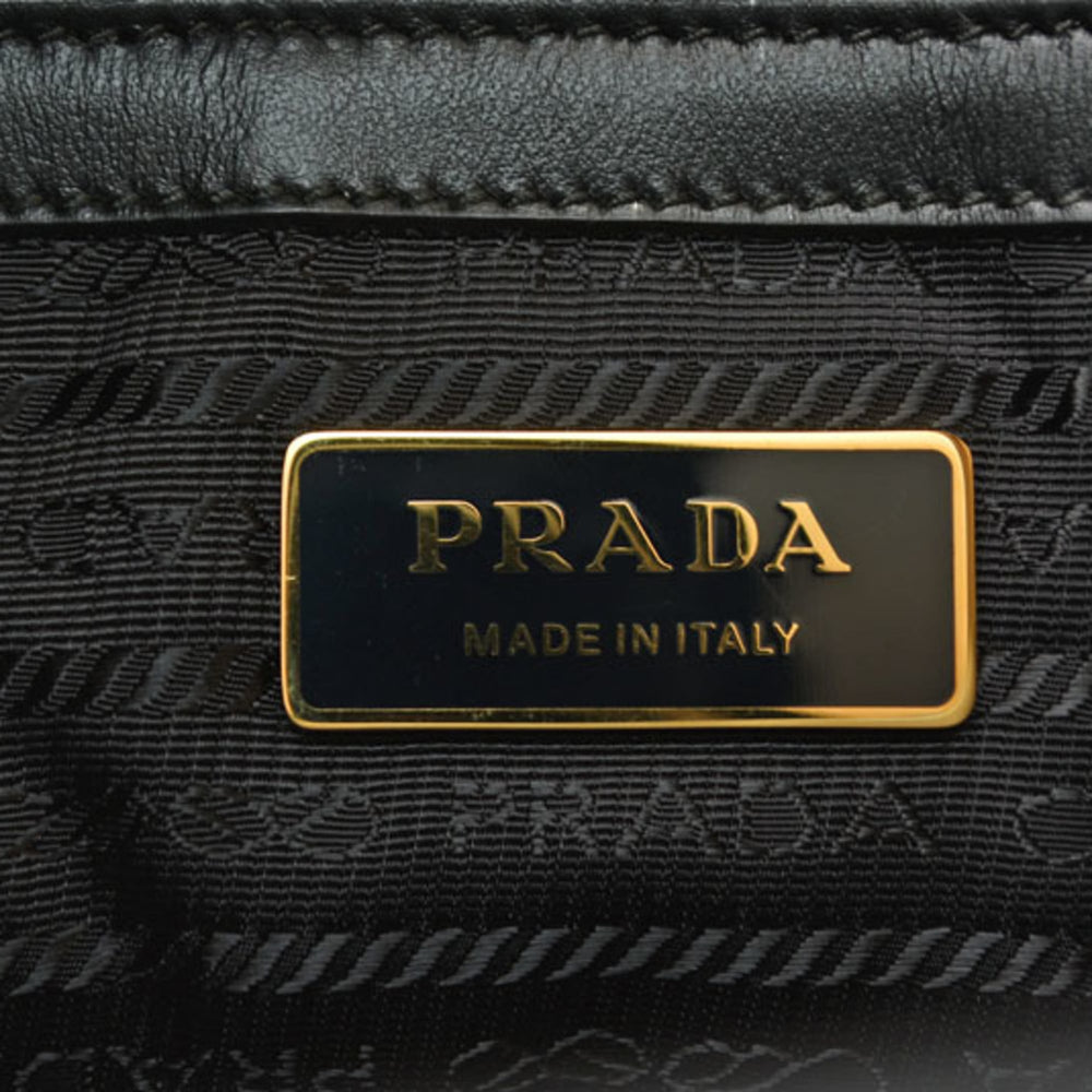 Prada 2-way tote/shoulder bag, 1BG507, in soft calf leather with strap — Like New