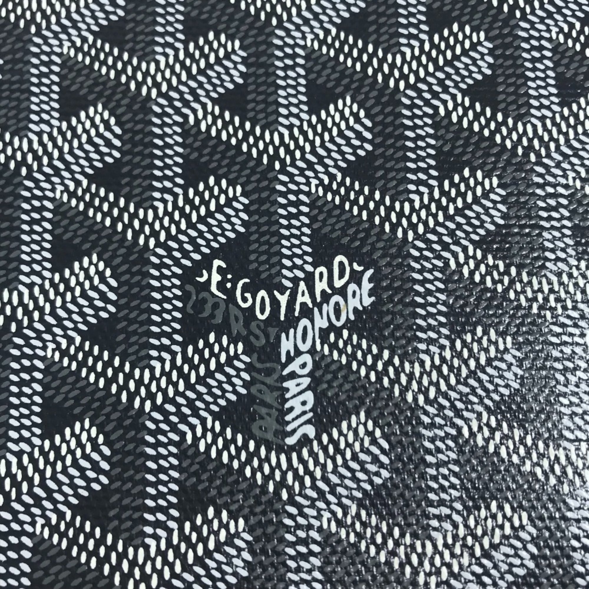 GOYARD Monte Carlo Bag, Flap Handbag, Pouch, Clutch Leather, Men's/Women's, Gray, Like New — Like New
