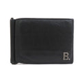 BALENCIAGA Billfold Wallet Leather Black Men's 601346 r10611a