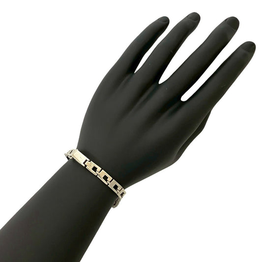 GUCCI Square G Bracelet, 925 Sterling Silver, Women's, 19488