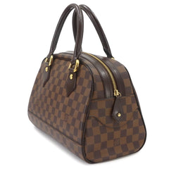 Louis Vuitton Damier Duomo Handbag, Ebene, N60008, Gold Hardware — Like New