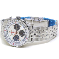 BREITLING Navitimer B01 Chronograph 41 AB0139211A1A1 AB0139 White Shell Men's Watch, Japan Limited Edition, Stainless Steel 40104 — Very Good