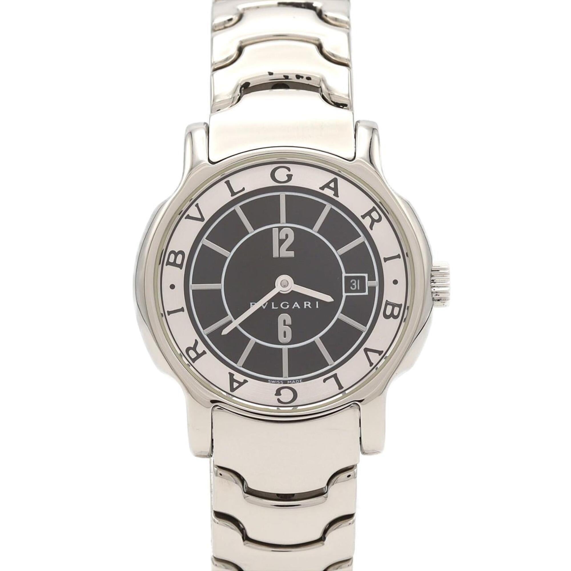 Bulgari Solotempo ST29S ST29BSSD Stainless Steel Quartz Watch — Very Good