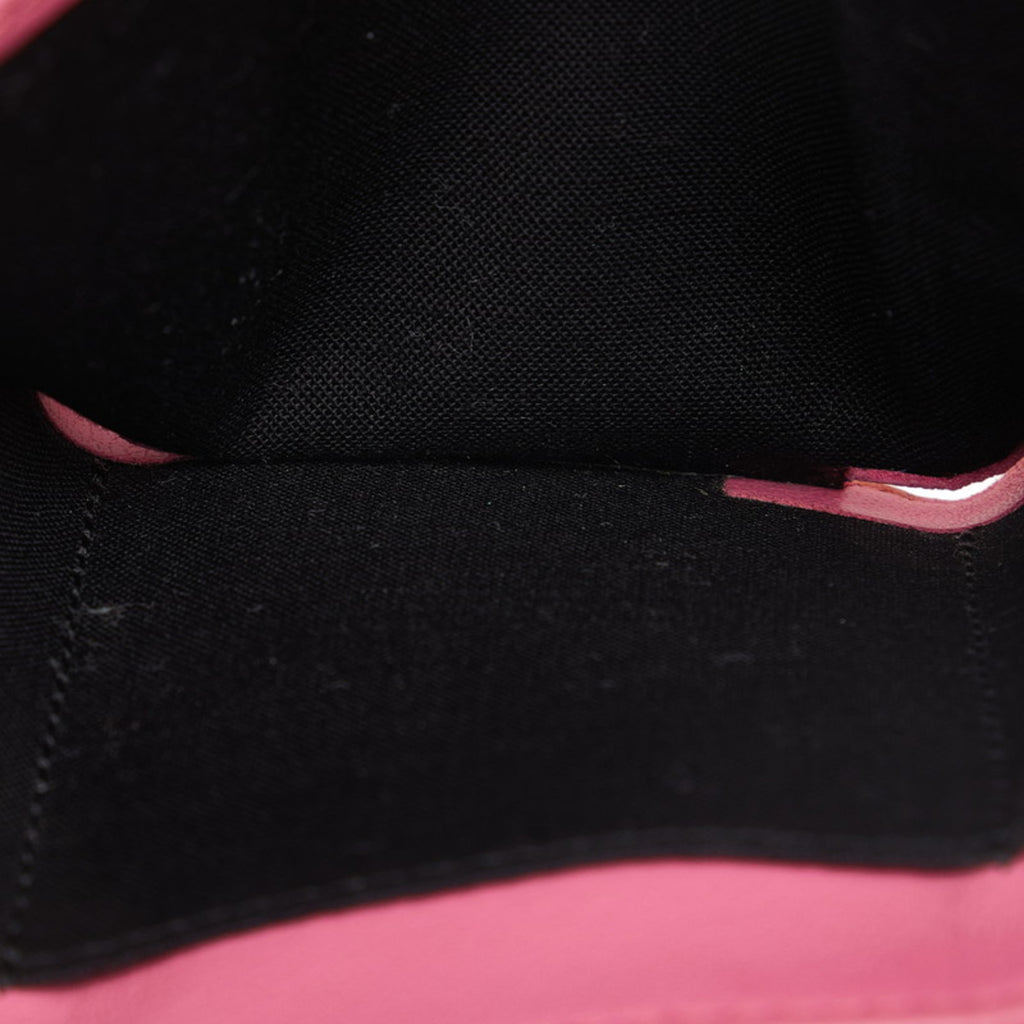 Balenciaga Mini Paper Wallet Bi-fold 391446 Pink Leather Women's BALENCIAGA