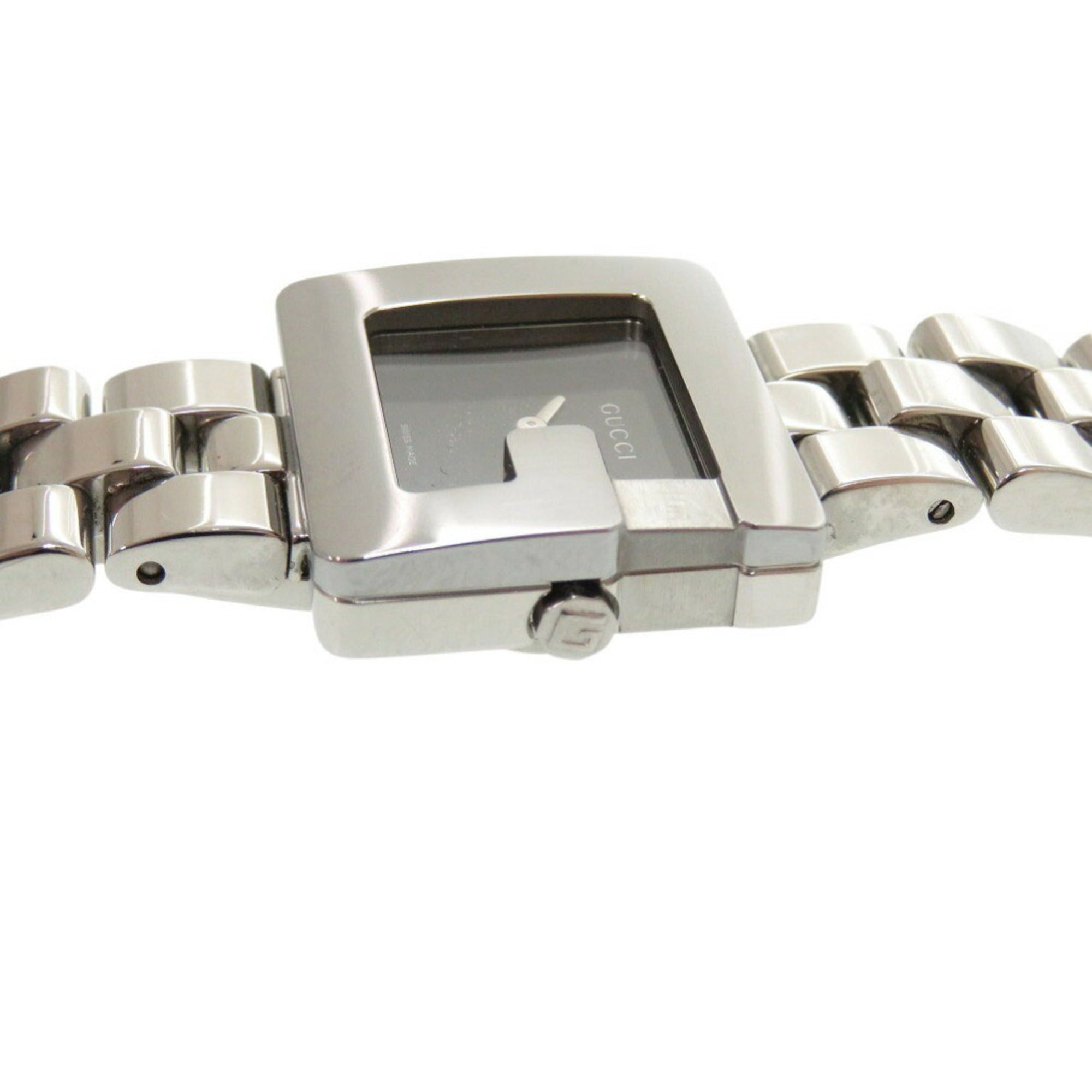 Gucci 3600L Stainless Steel Black Silver Dial Quartz Watch 1749GUCCI — Good