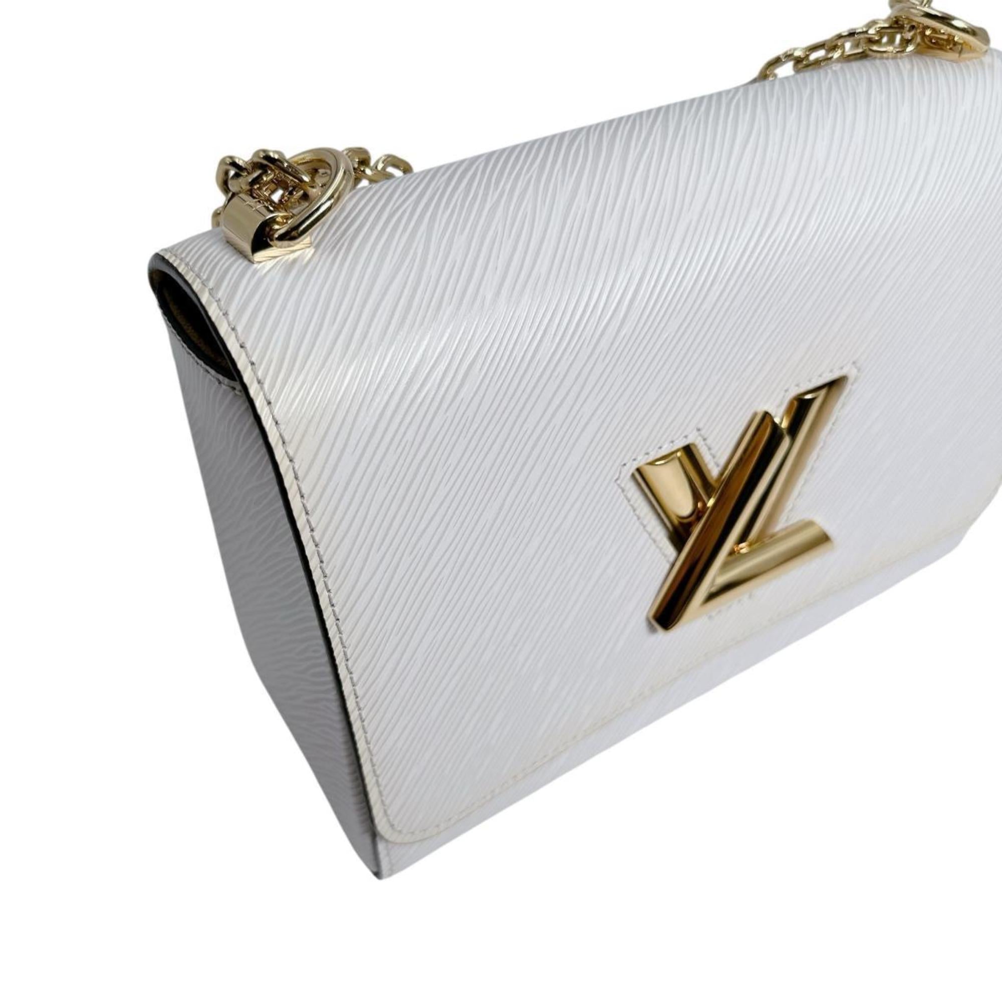 Louis Vuitton Twist MM Shoulder Bag in Epi Leather and Blanc M55513 White — New - Store Return