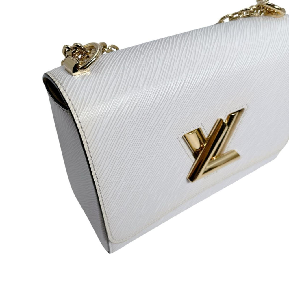Louis Vuitton Twist MM Shoulder Bag in Epi Leather and Blanc M55513 White — New - Store Return