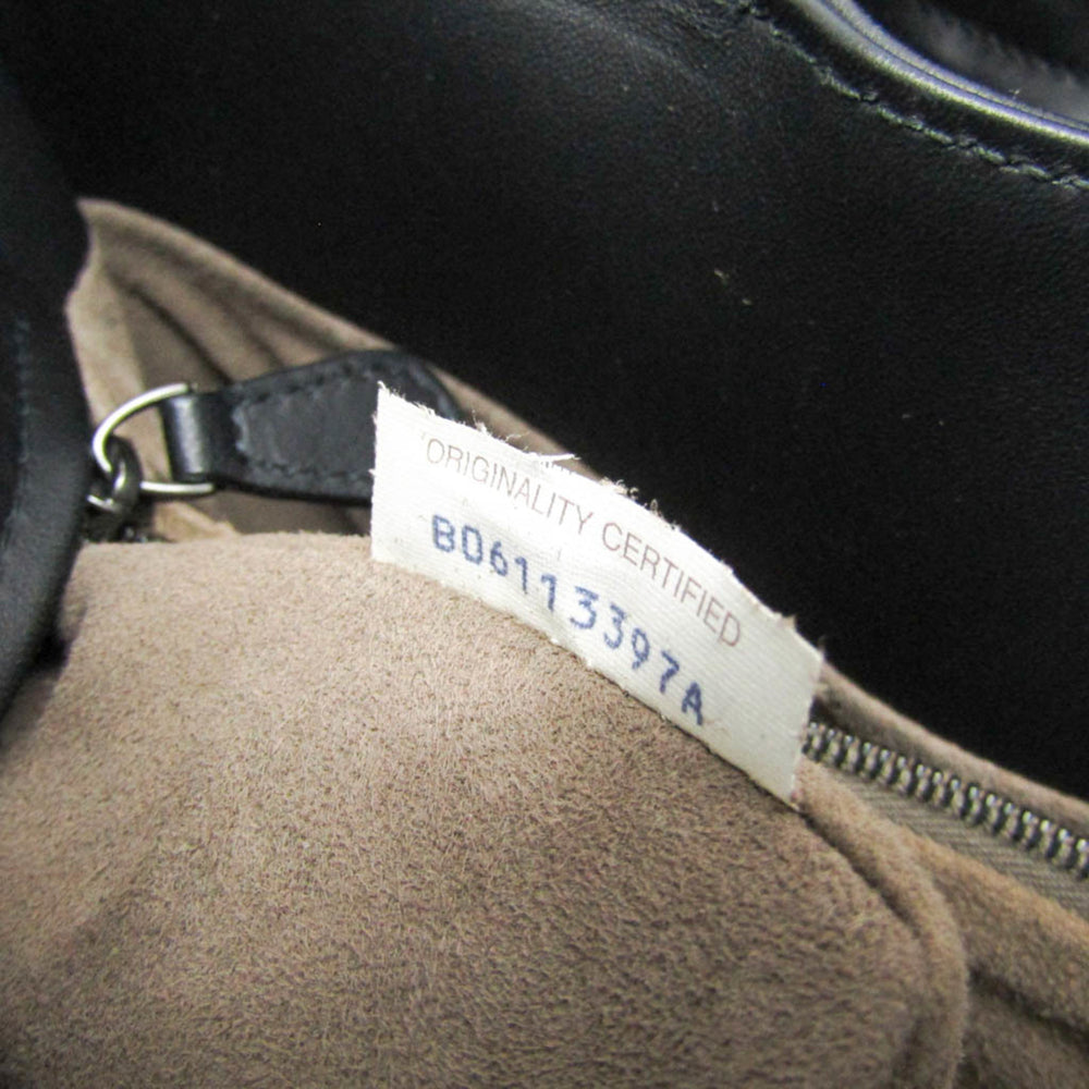 Bottega Veneta Intrecciato Rome Leather Handbag,Shoulder Bag Black — Like New