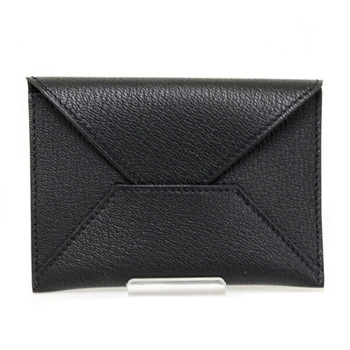 Hermes HERMES Pouch "Envelope" MM Card Case Chevre Mysore H032790CA89 Black — Like New