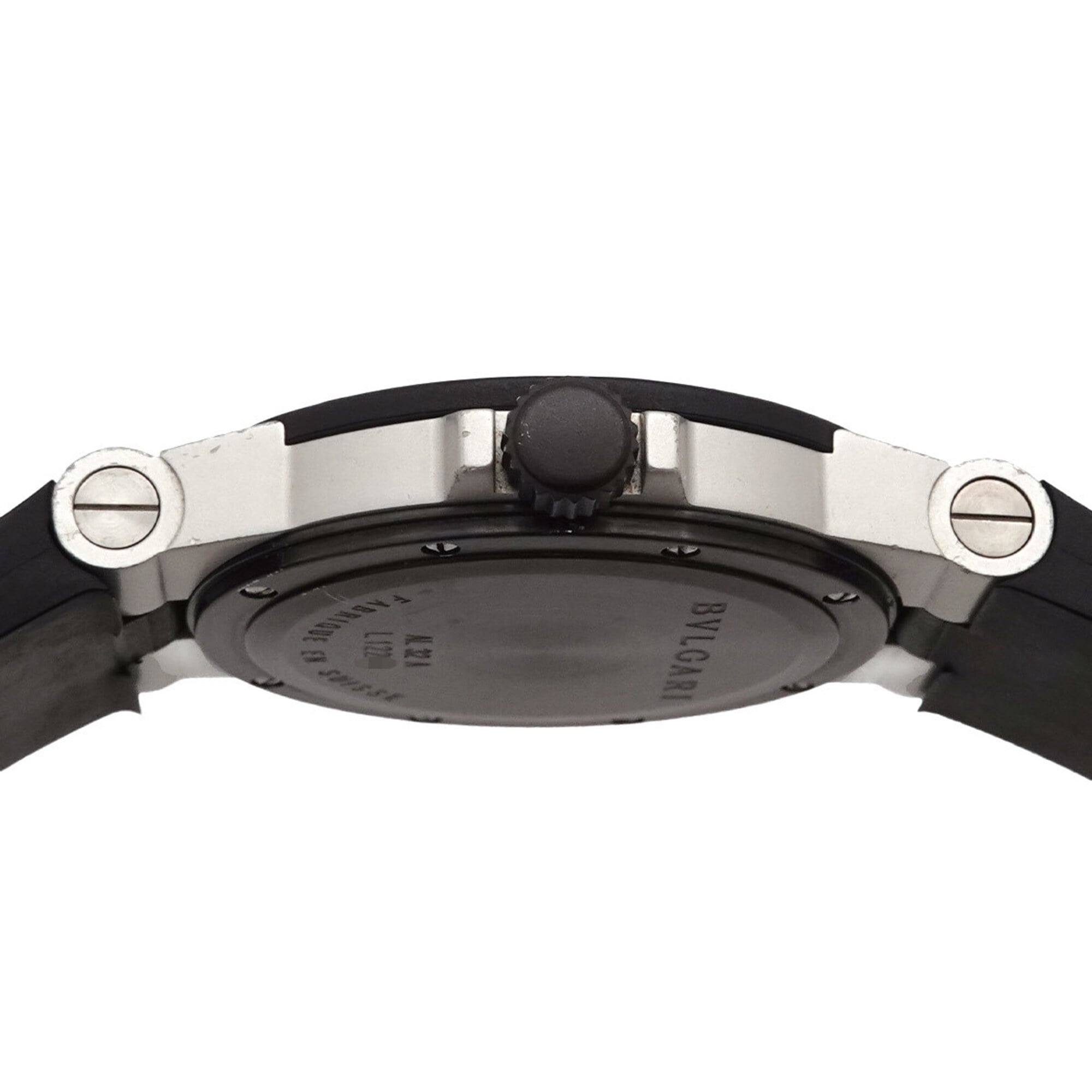 Bulgari BVLGARI Aluminum AL32A Ladies' Watch, Date, Silver, Quartz Watch — Very Good