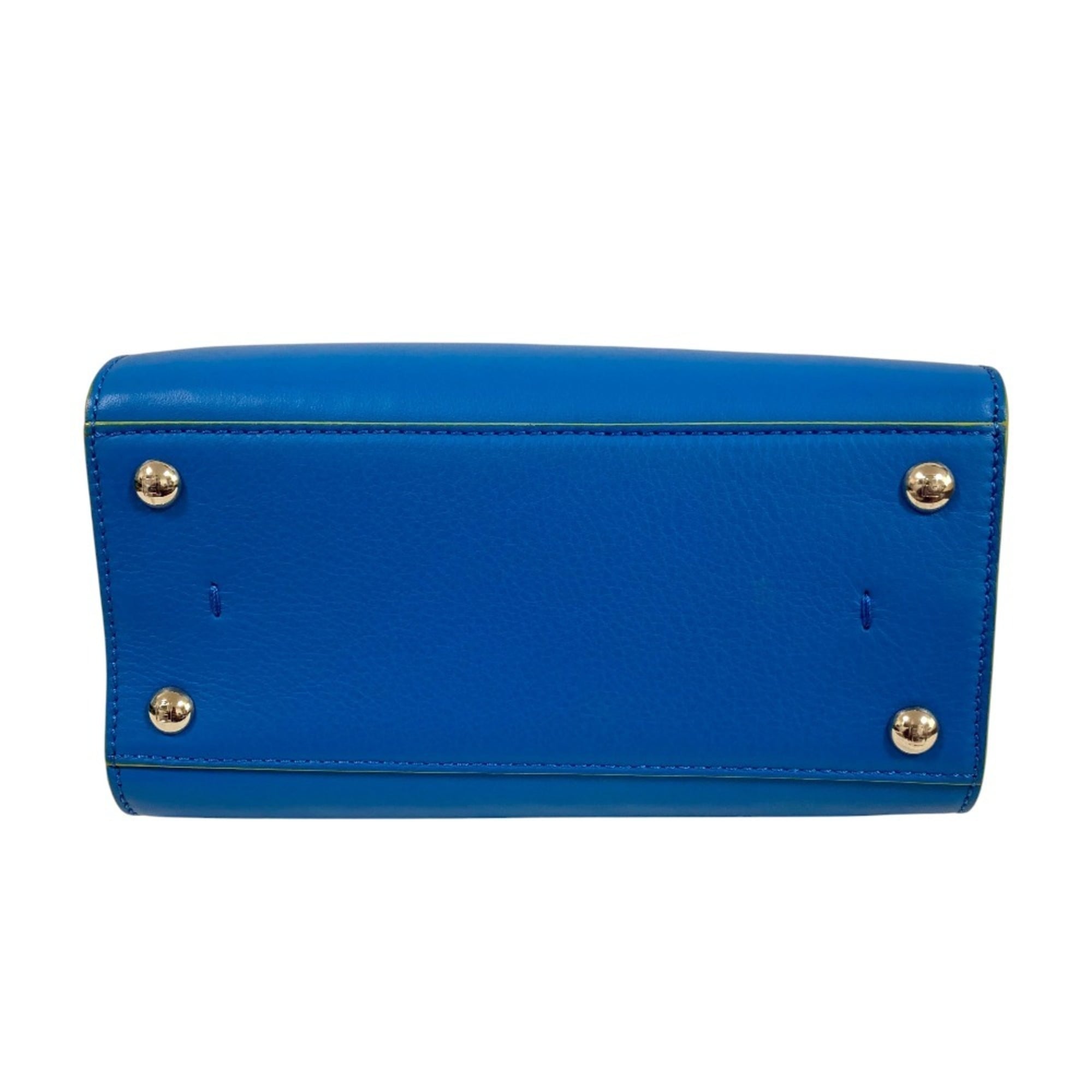 FENDI 3Jours Petit Trois Jours 2-Way Shoulder Bag 8BH333-5C3 Blue Women's