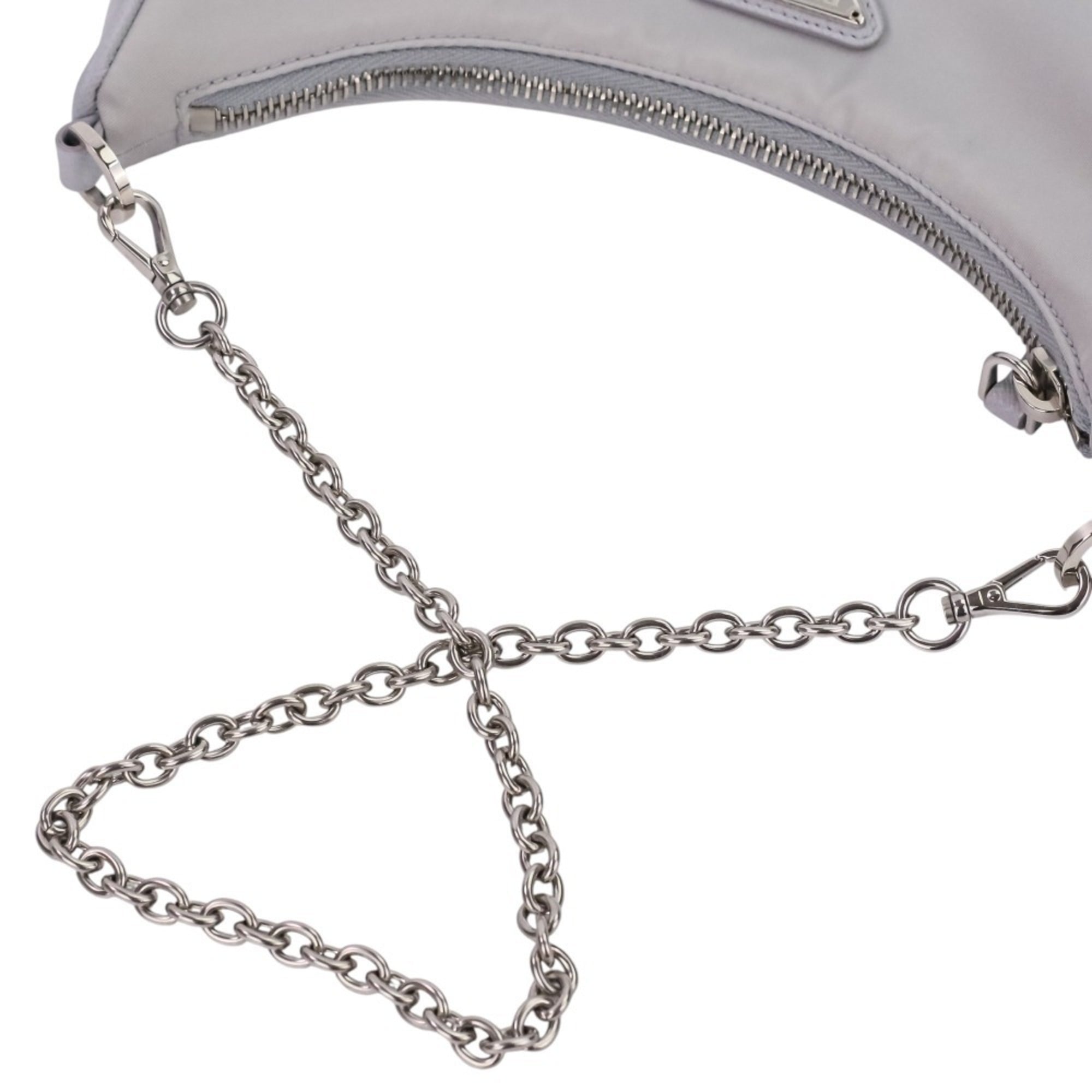 PRADA RE-NYLON Re-Edition 2005 Shoulder Bag 1BH204 Light Blue Women's — Like New