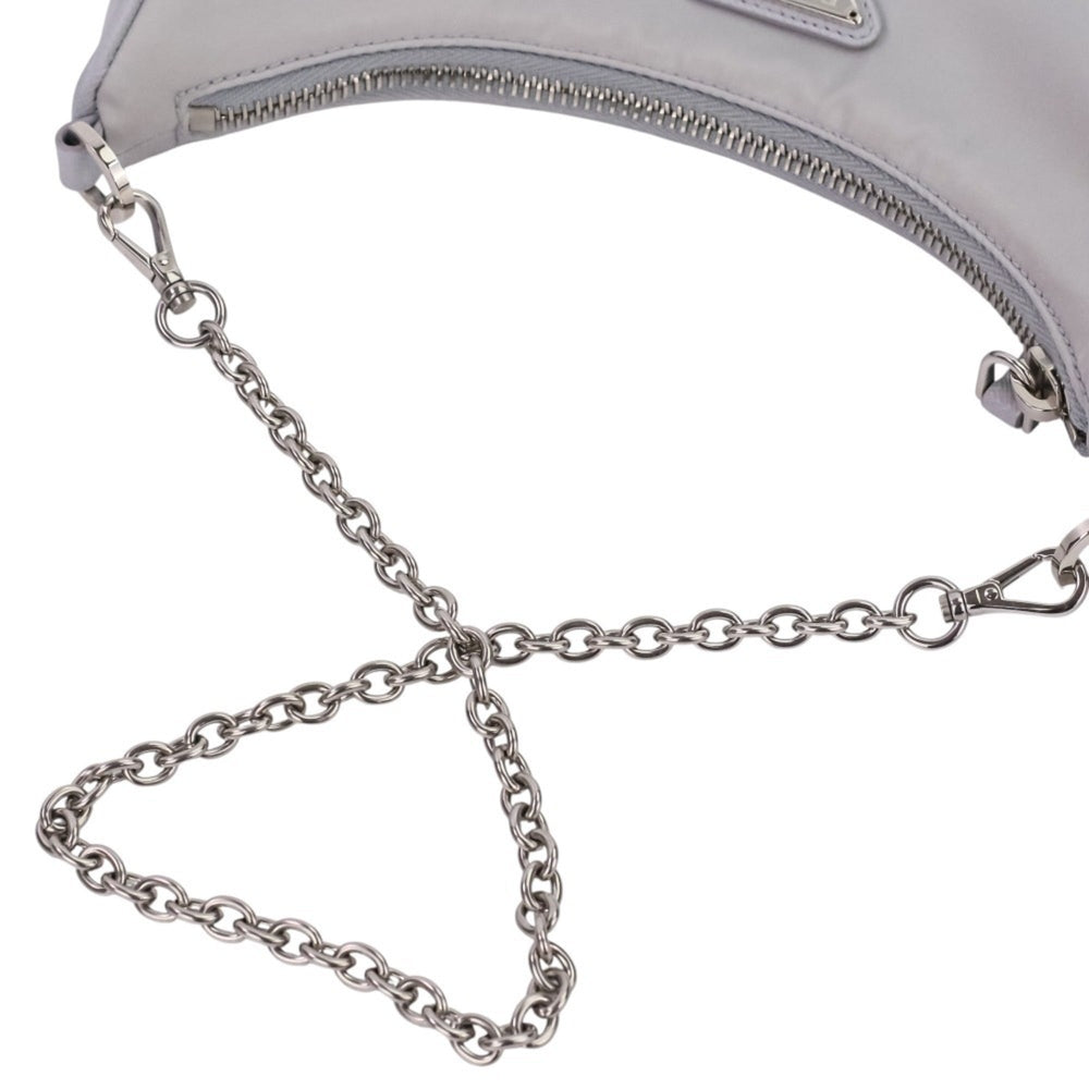 PRADA RE-NYLON Re-Edition 2005 Shoulder Bag 1BH204 Light Blue Women's — Like New