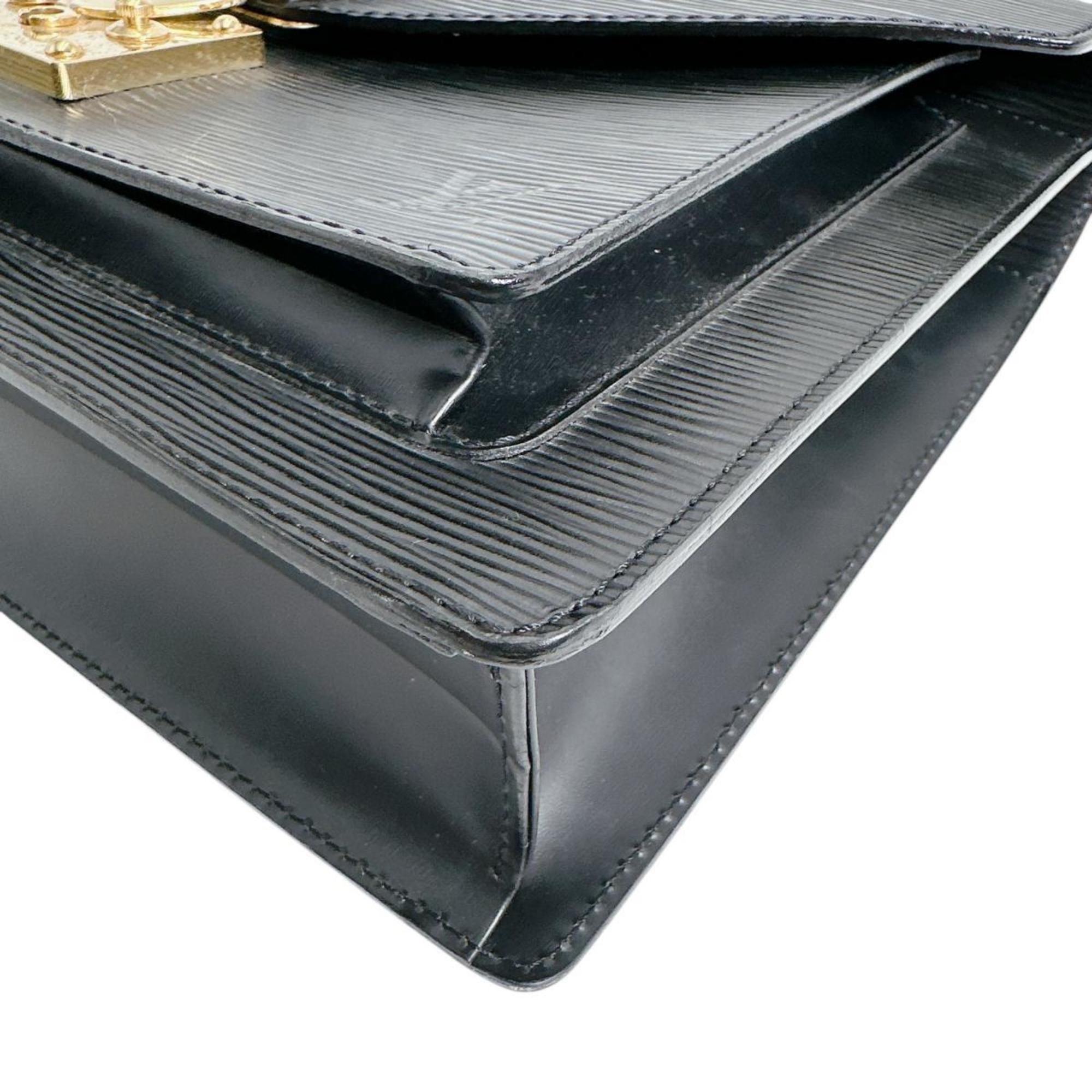 Louis Vuitton Monceau Epi Leather Shoulder Bag M52792 Black — Like New