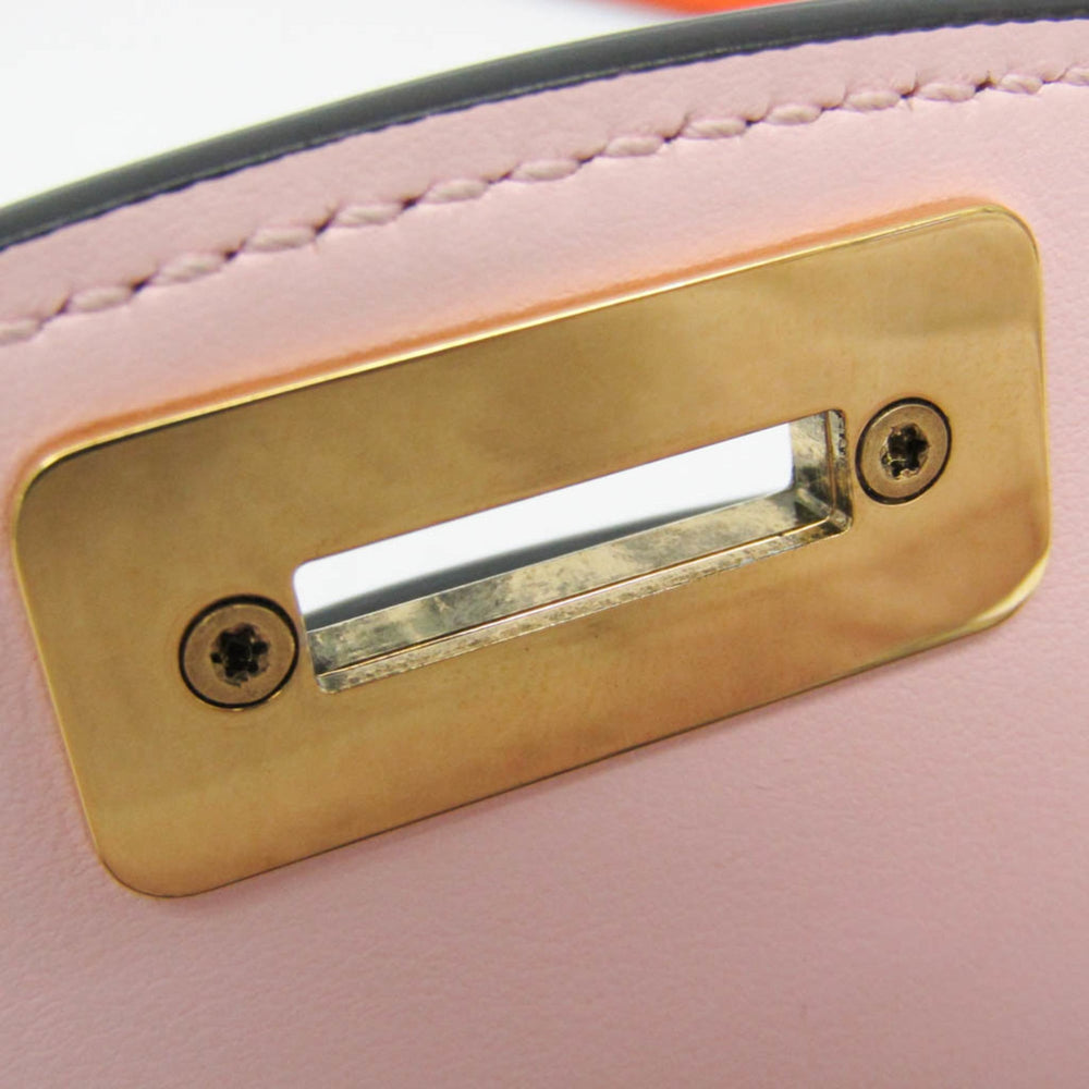 Salvatore Ferragamo Gancini AU-21 H986 Women's Leather,PVC Shoulder Bag Beige — Like New