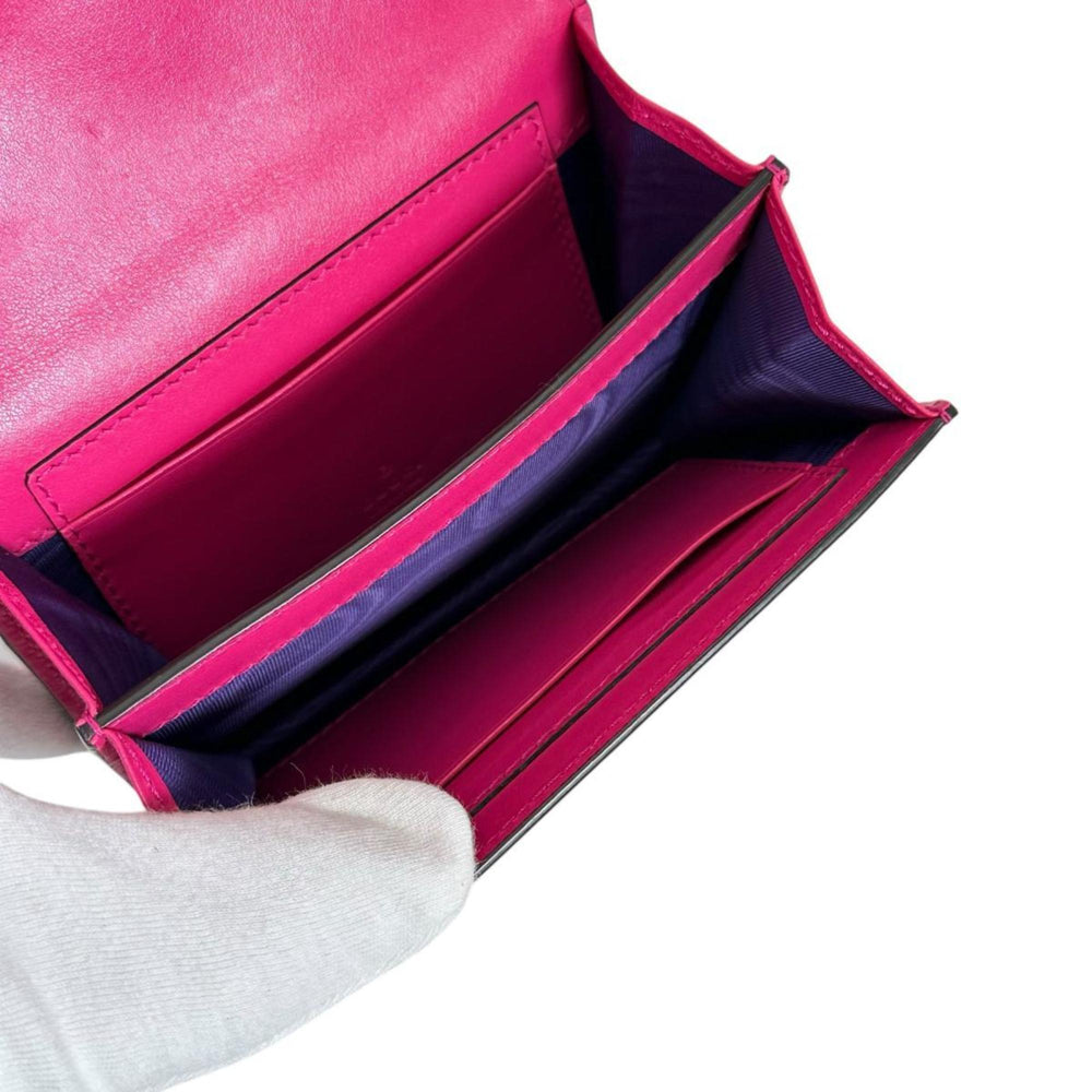 GUCCI Handbag 2WAY Bag GG Mini Matelasse Nylon Pink — Like New