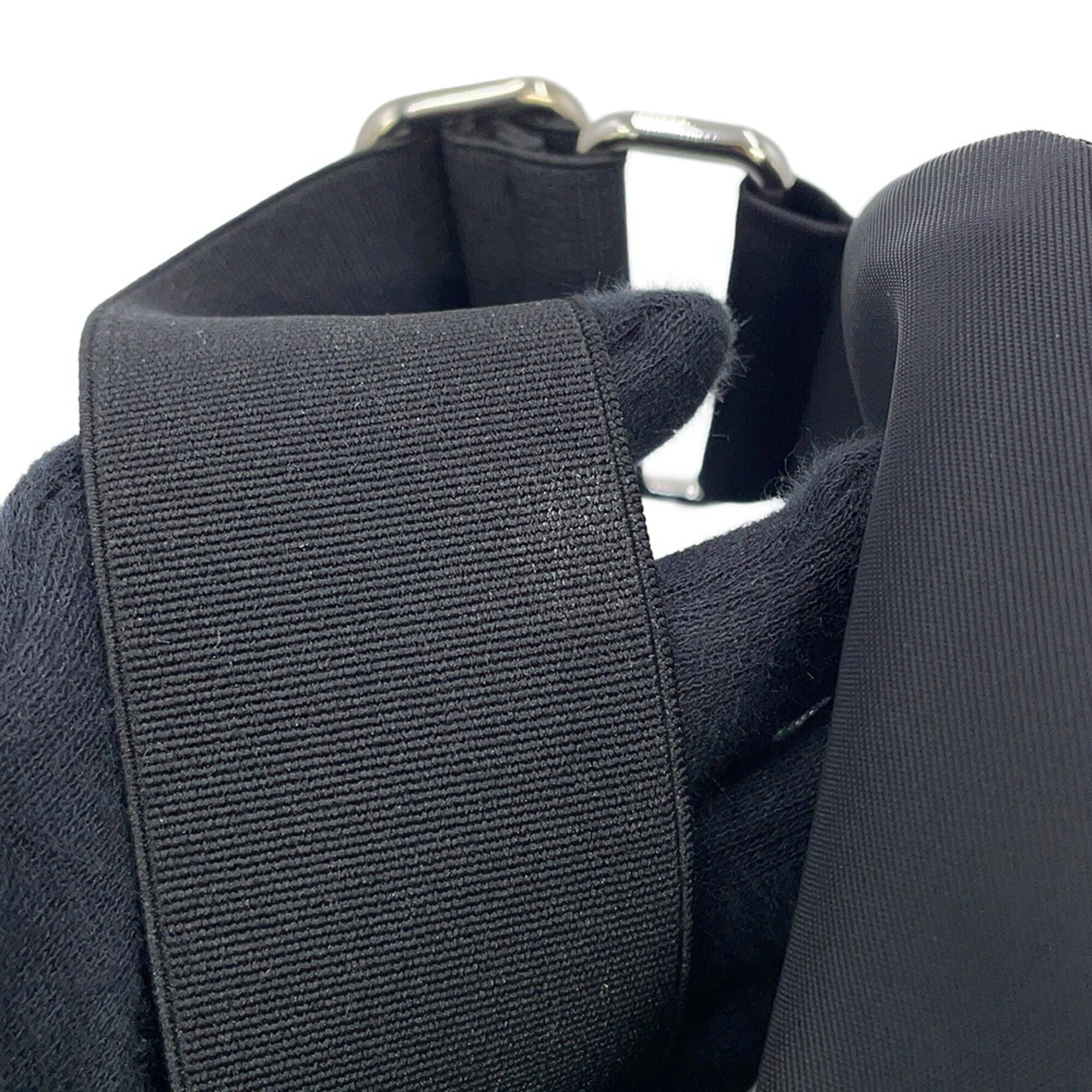 Prada Handbag Pouch Re-Nylon Triangle Wristband Nylon 2TT095 PRADA Mini Black — Like New