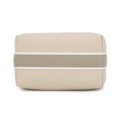 Hermes handbag pouch Bride à Black PM beige canvas HERMES — Like New