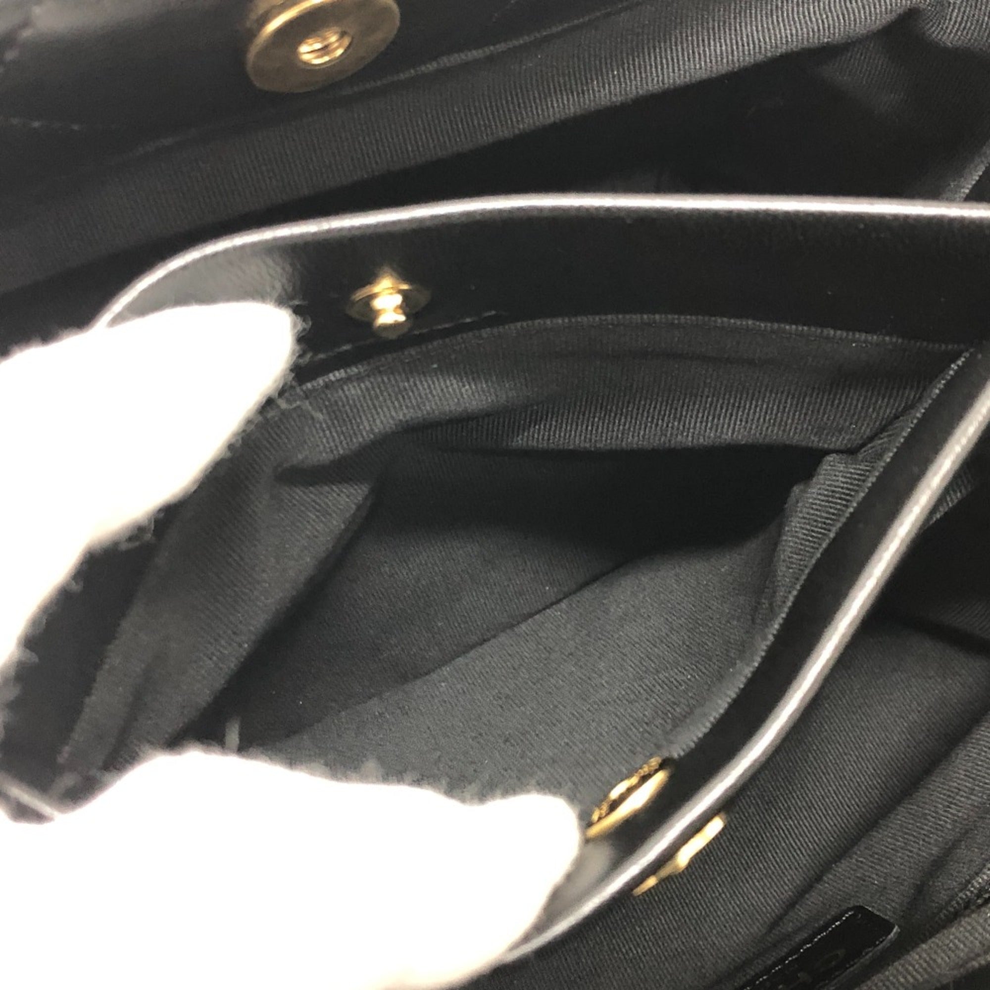 Chanel AS3502 CC Mark CC Chain bag Shoulder Shoulder Bag Black GoldHardware — Like New