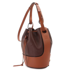 Loewe Balloon Medium 2-way Hand/Shoulder Handbag, Leather, Brown — Like New
