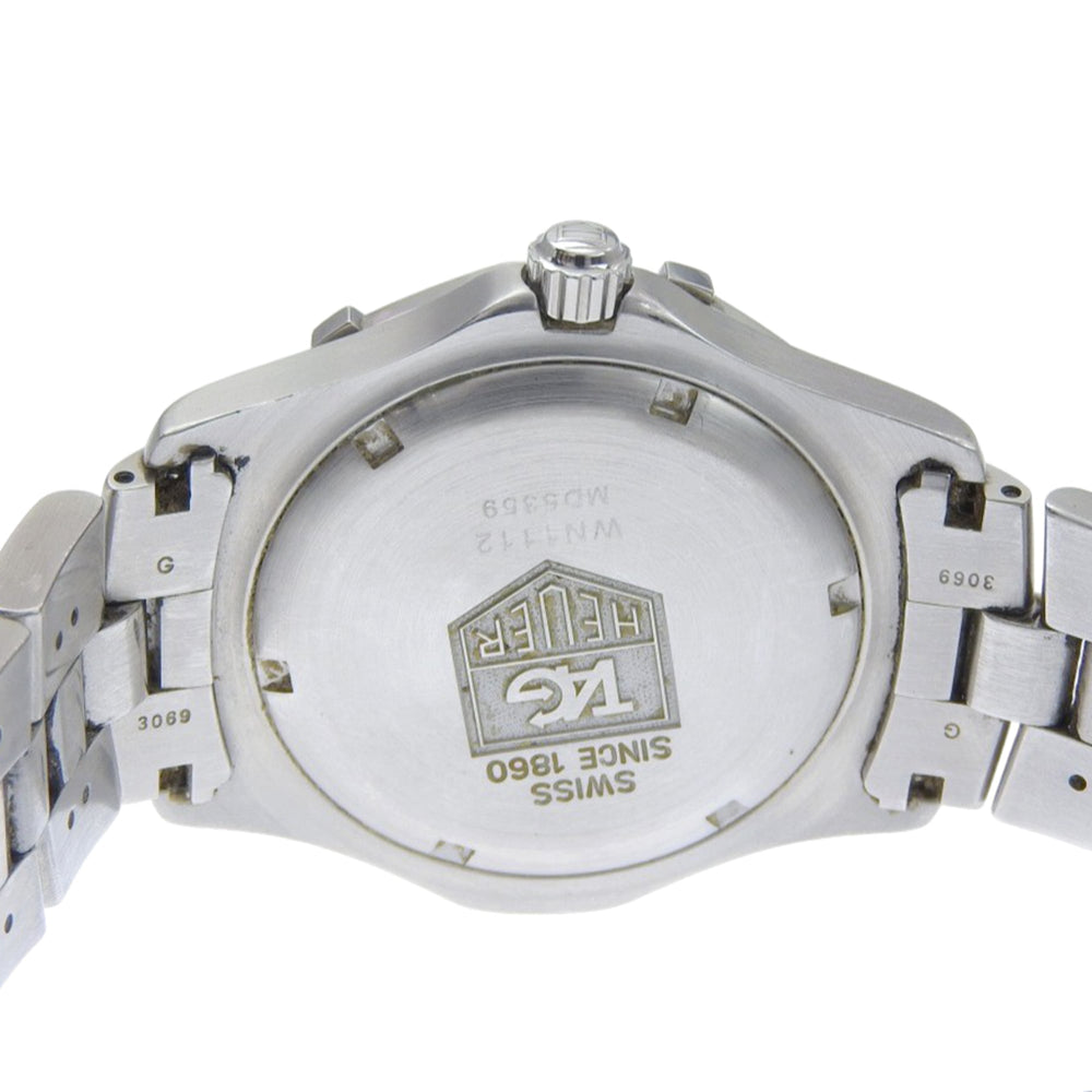 TAG Heuer 2000 Exclusive Watch WN1112 Stainless Steel Quartz Analog Blue Dial Men's — Good