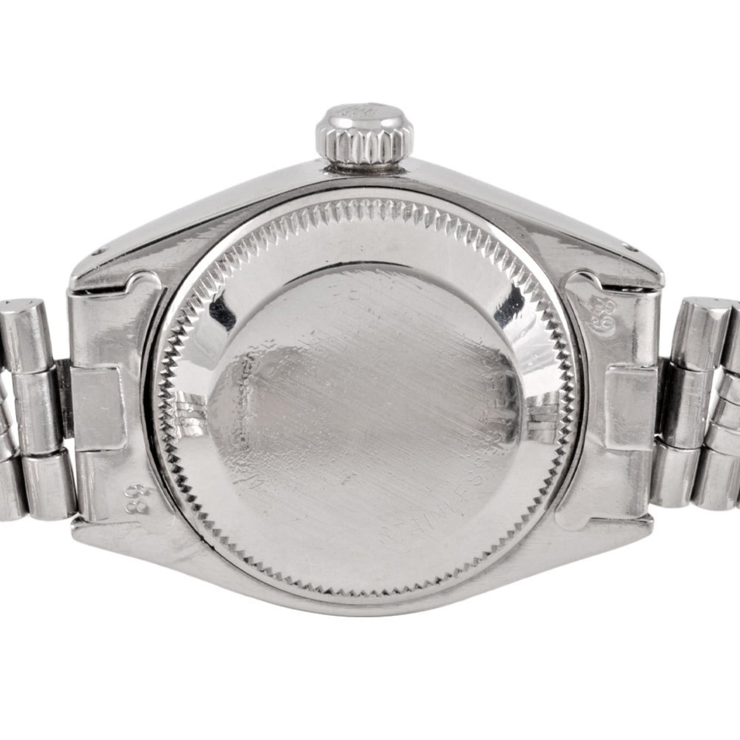 Rolex ROLEX 6917 Datejust 7-digit 40 series (circa 1974) Automatic wristwatch Silver dial Fluted bezel Ladies