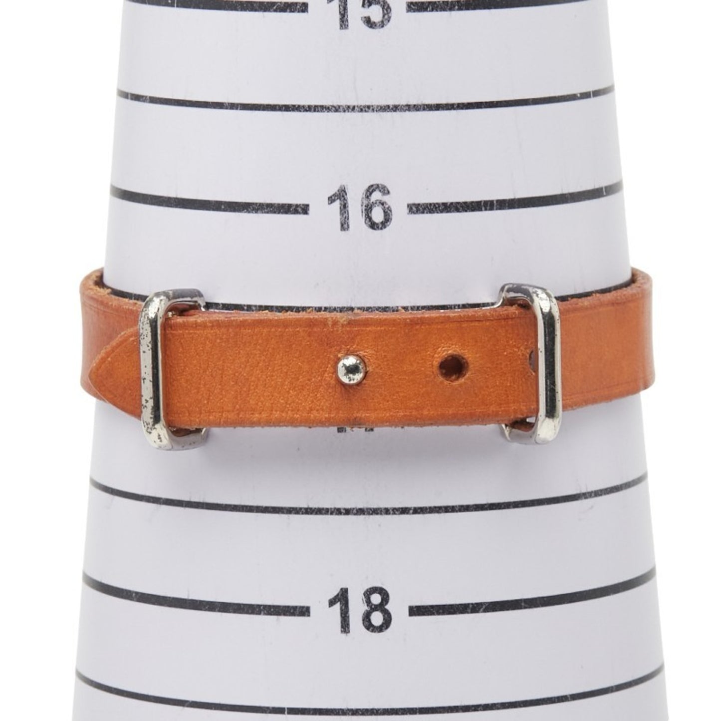 Hermès Api II Bracelet, Brown, Silver Hardware, Leather, Metal, Women's, HERMES