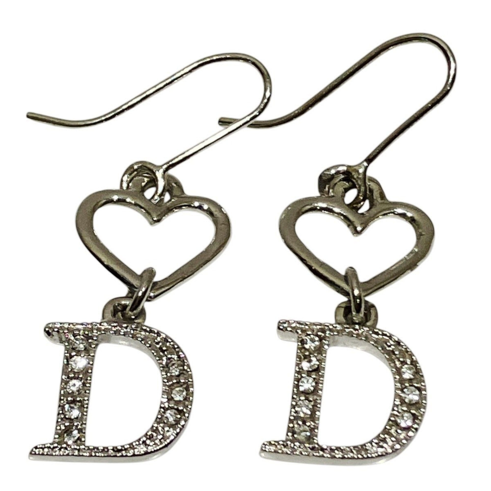 Christian Dior Dior earrings with alloy and rhinestones