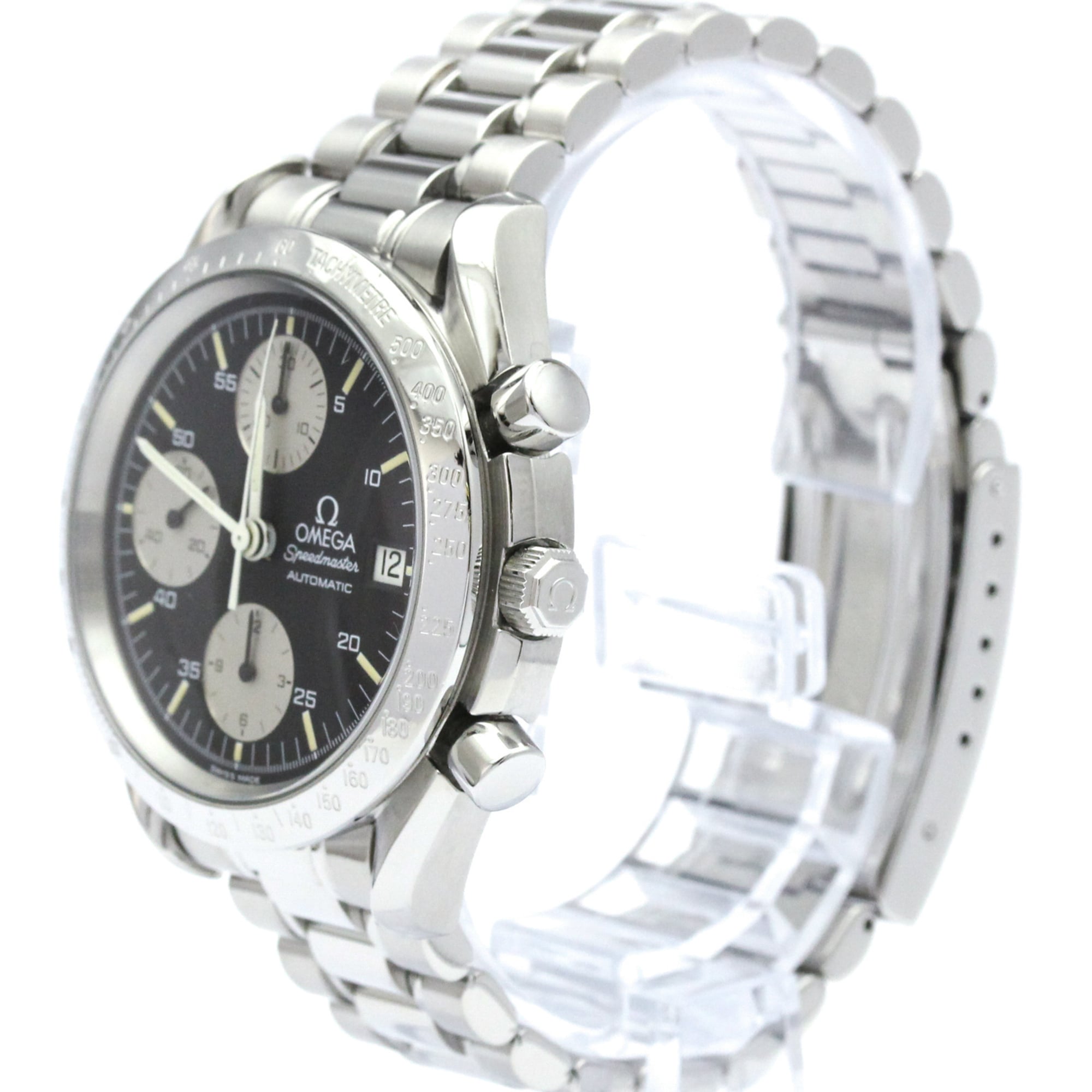 OMEGA Speedmaster Date Steel Automatic Mens Watch 3511.50 Polished — Very Good