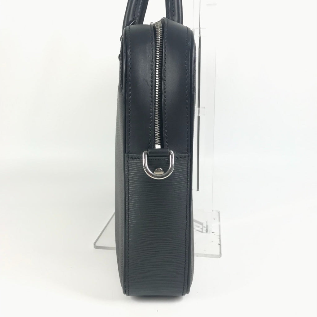 LOUIS VUITTON M54404 Epi Dandy Briefcase MM Handbag, Tote Bag, Document Business Leather, Men's, Noir Black