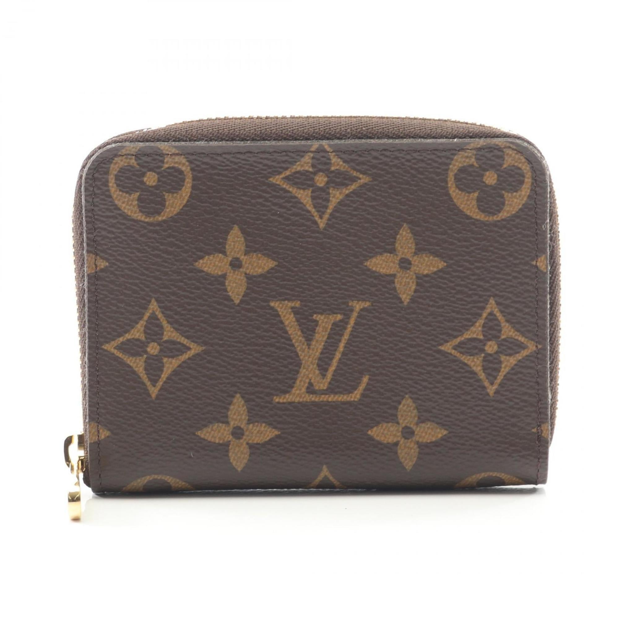 Louis Vuitton Zippy Coin Purse, Coated Canvas, Monogram, Women's, Brown, M60067