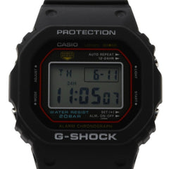 CASIO G-SHOCK DIGITAL 5000 SERIES Original Reissue Model DW-5000R-1AJF Black Stainless Steel/Resin Men's Digital Watch — New - Store Return