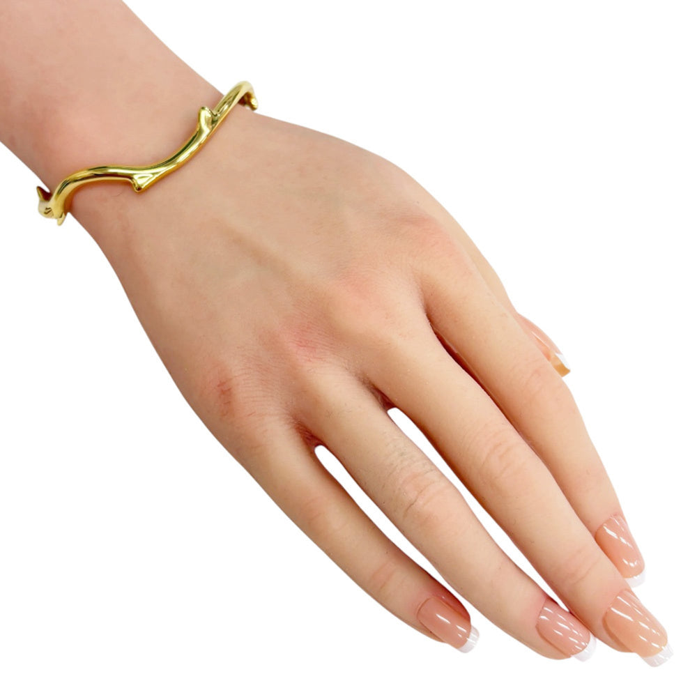 Christian Dior Dior Bois de Rose Bangle, 18K Yellow Gold, Women's — Like New