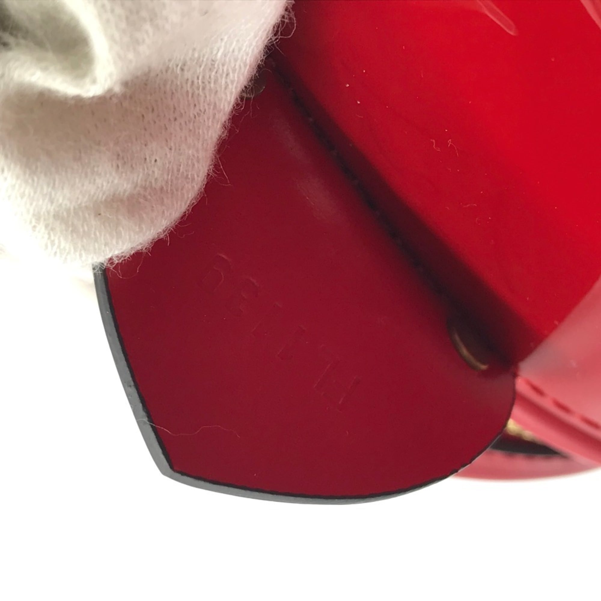 LOUIS VUITTON M53998 Monogram Vernis Cannes PM Handbag Patent Leather Women's Rouge Red — New - Store Return