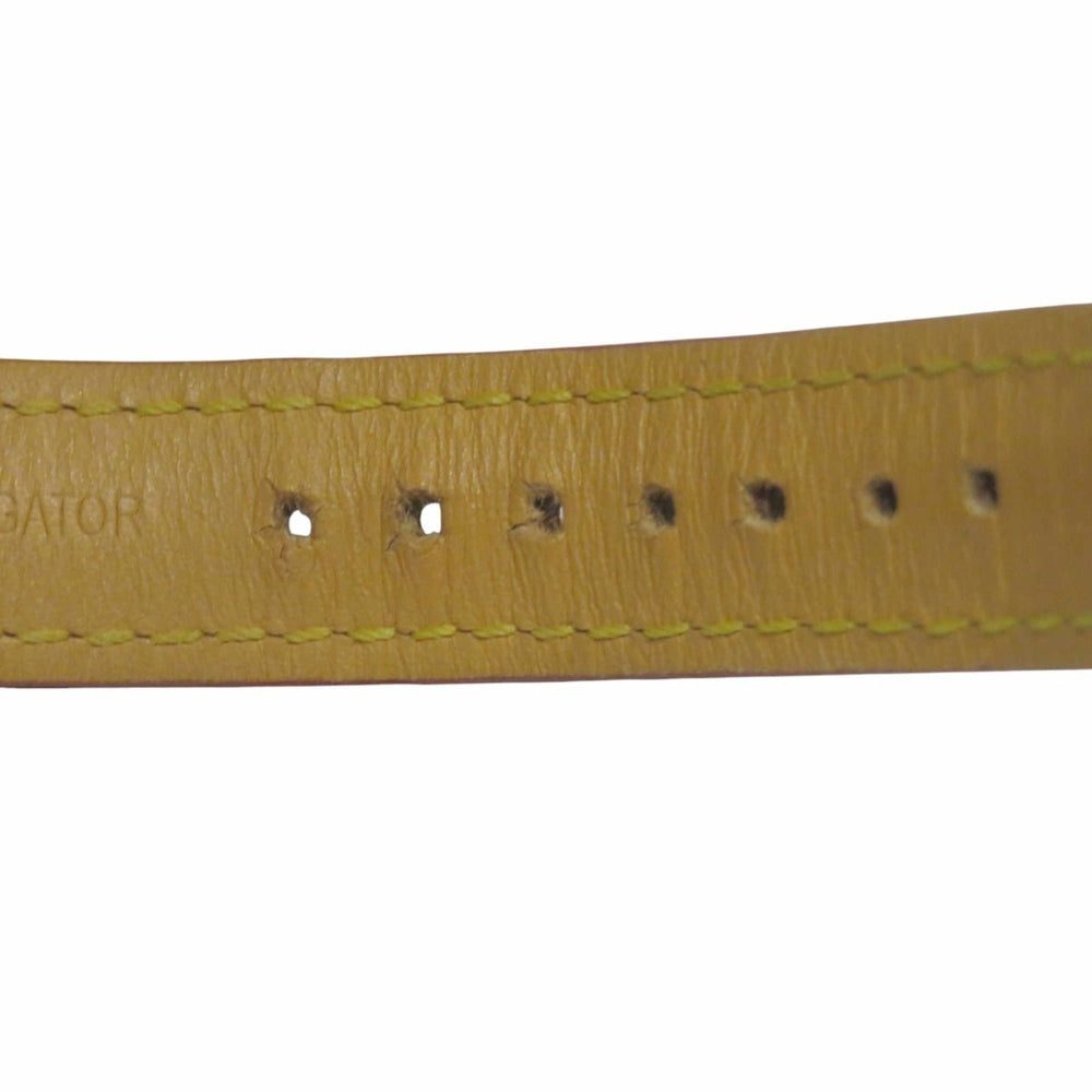 Louis Vuitton Tambour TRUNKS & BAGS wristwatch, total weight 34.8g, stainless steel, genuine leather strap, quartz movement, red dial, Q121N — Good